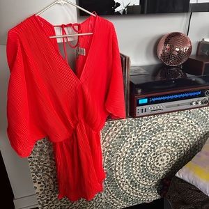 Mini dress coral
